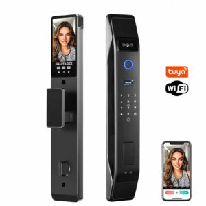 Front Back Image of Ultra Smart Door Lock, Face Unlock, App Control