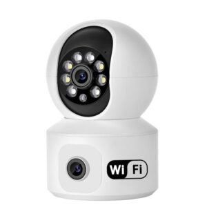 Dual Lens Indoor Smart WiFi Security Camera | HomiQ Pakistan