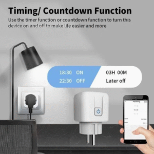 Smart Plug Timing Countdown Function Desk Lamp Automation App Control