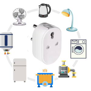 Tuya Smart Plug Appliance Compatibility Fan Kettle Lamp Washing Machine Geyser