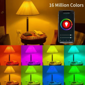 Smart Light Bulb 16 Million Colors RGB Table Lamp Lighting Effects