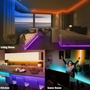 LED Strip Lights Living Room Kitchen Game Room Lifestyle Mood Lighting