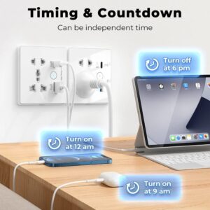 Universal Wall Socket Timing Countdown Schedule Automation Smart Charging