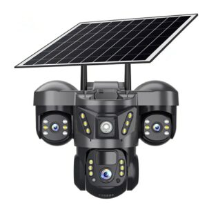 3 Lens Solar 4G+Wifi IP65 Camera