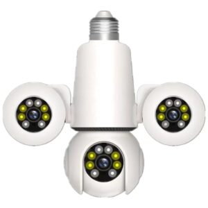Triple Bulb WiFi Camera