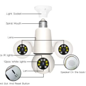 Triple Bulb WiFi Camera
